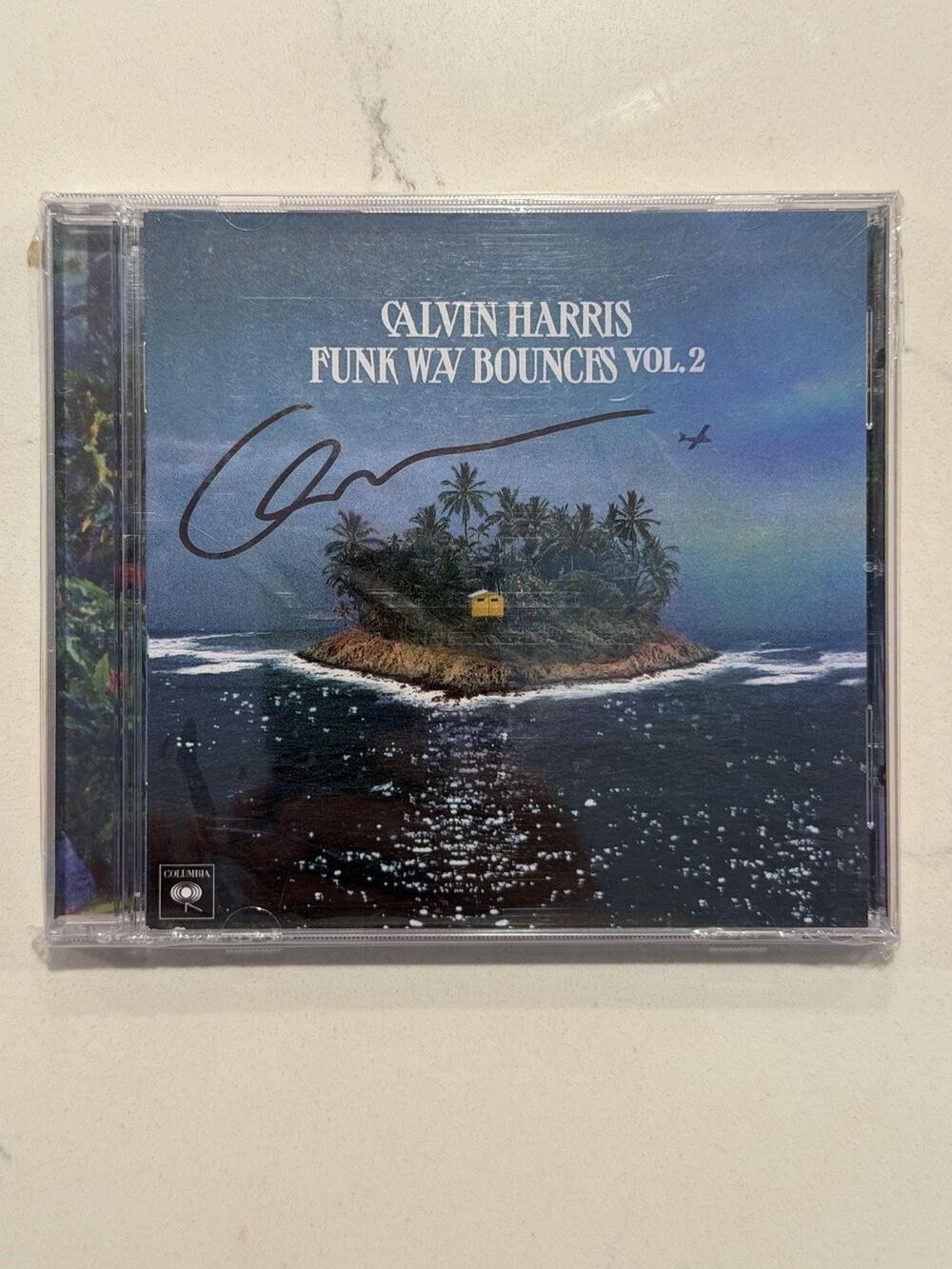 Calvin Harris Signed CD Art card Autographed Funk Was Bounces Vol.2 #1